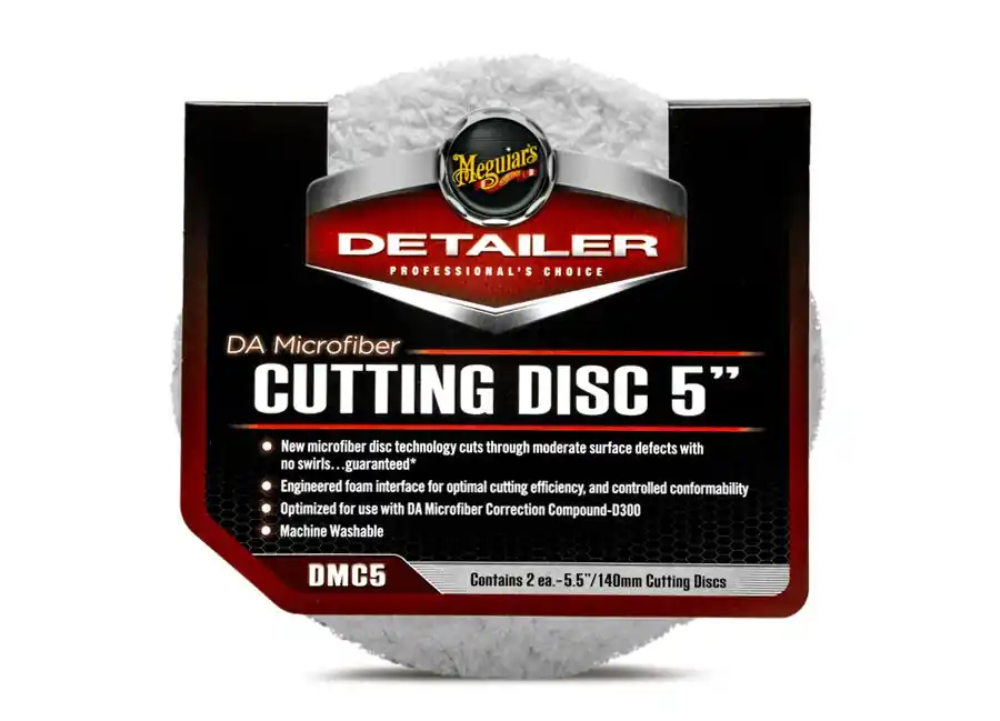 Víkendová Akce Meguiar's DA Microfiber Cutting Disc 5" - lešticí mikrovláknový kotouč, 5palcový (2 kusy)