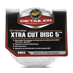 Víkendová Akce Meguiar's DA Microfiber Xtra Cut Disc 5" - extra abrazivní mikrovláknový lešticí kotouč, 5palcový (2 kusy)