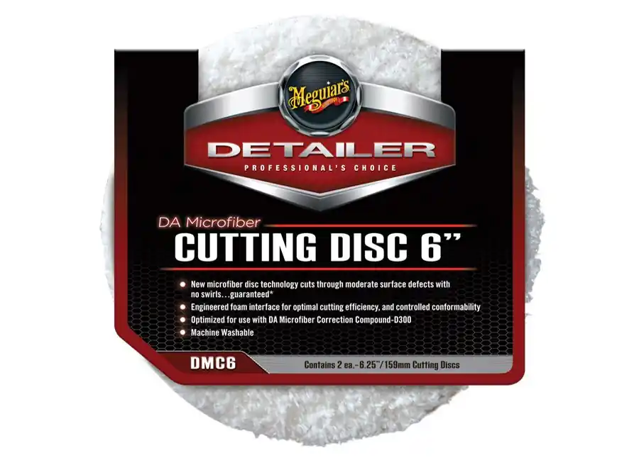 Oblíbený Meguiar's DA Microfiber Cutting Disc 6" - lešticí mikrovláknový kotouč, 6palcový (2 kusy)
