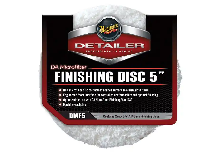 Autentický Meguiar's DA Microfiber Finishing Disc 5" - finišovací mikrovláknový kotouč, 5palcový (2 kusy)
