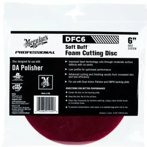 Top Prodej Meguiar's Soft Buff Foam Cutting Disc 6" - korekční kotouč pro DA leštičku (tvrdý), 6palcový