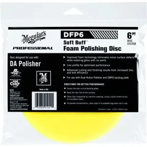 Meguiar's Soft Buff Foam Polishing Disc 6" - lešticí kotouč pro DA leštičku (střední), 6palcový Akční Cena