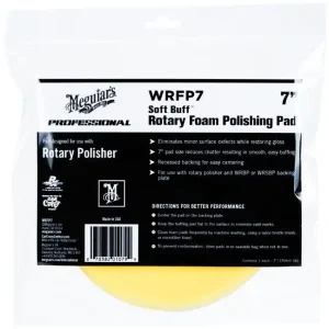 Expresní Doručení Meguiar's Soft Buff Rotary Foam Polishing Disc 7" / 175 mm - lešticí kotouč pro rotační leštičku (střední), 7palcový