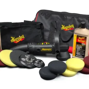 Nejlepší Cena Meguiar's Mirror Glaze Soft Buff DA Kit 3" + 5" - kompletní sada na profesionální renovaci laku, vč. orbitální leštičky Meguiar's MT310