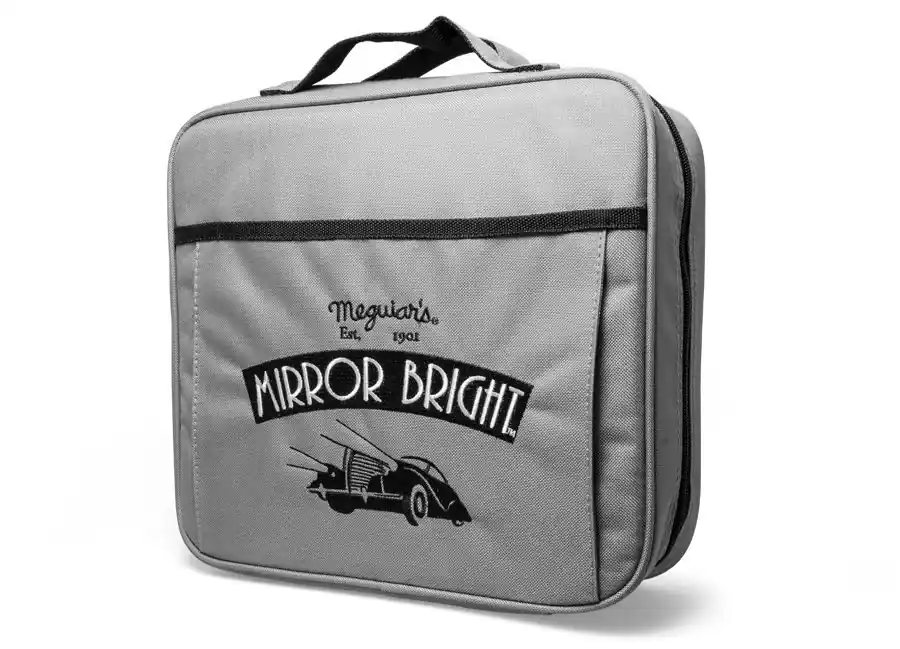 Meguiar's Mirror Bright Bag - taška na autokosmetiku s motivem řady Mirror Bright, 31 cm x 29 cm x 9 cm Omezená Nabídka