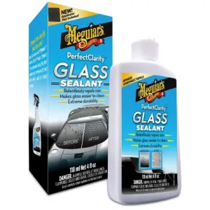 Meguiar's Perfect Clarity Glass Sealant - ochrana skel a oken s efektem tekutých stěračů, 118 ml Autentický