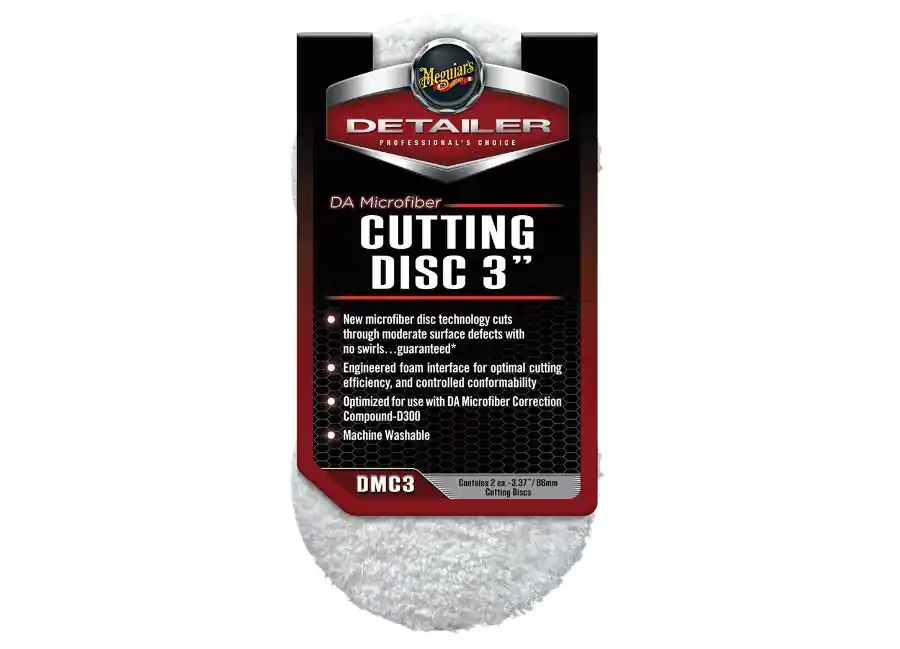 Meguiar's DA Microfiber Cutting Disc 3" - lešticí mikrovláknový kotouč, 3palcový (2 kusy) Top Prodej