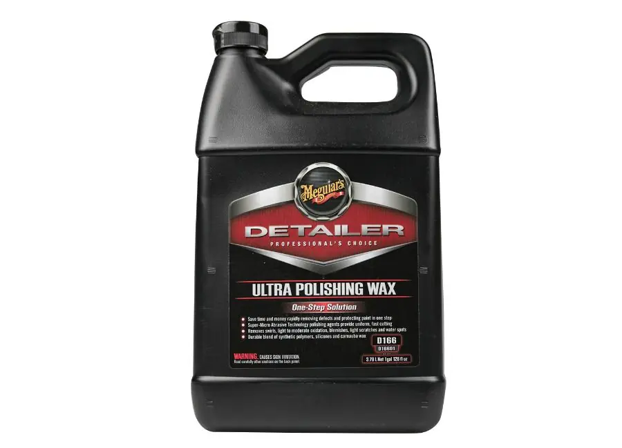Meguiar's Ultra Polishing Wax, 3,79 l - náš nejúčinnější produkt "All-In-One" pro korekci, leštění a voskování laku v jediném kroku! Bezpečná Platba