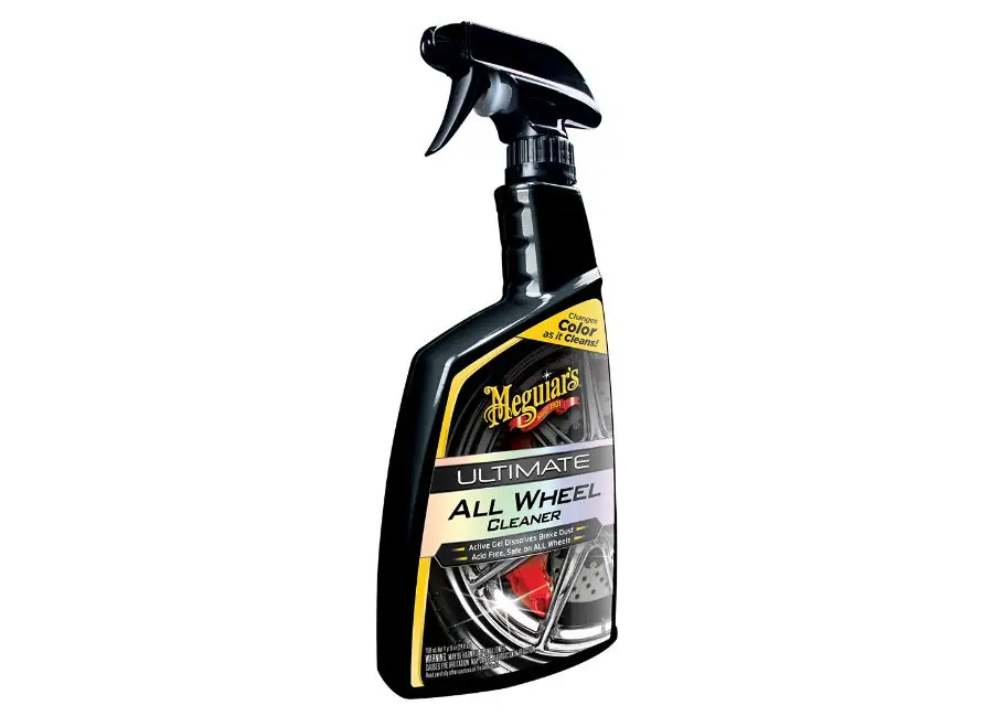 Akce Meguiar's Ultimate All Wheel Cleaner - náš nejúčinnější, pH neutrální čistič na kola s přebarvováním do ruda, 709 ml