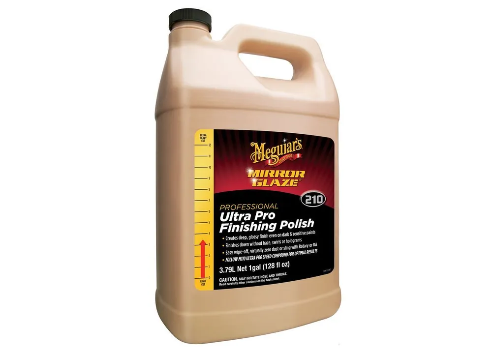 Meguiar's Ultra Pro Finishing Polish - špičková profesionální finišovací leštěnka pro maximální lesk, s nízkým obsahem super-mikroabraziv, objem: 3,79 l Vrácení Zdarma