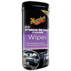Jen Po Omezenou Doba Meguiar's Quik Interior Detailer Wipes - ubrousky na údržbu interiérových povrchů, matný vzhled, 25 ks