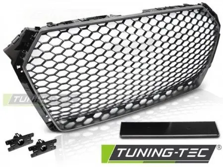Doprava Zdarma Mřížka Sport matná šedo-stříbrná Audi A4 B9 15/19