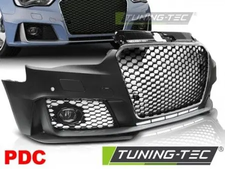 Přední nárazník Sport chrom-černá PDC Audi A3 12/16 Vysoce Kvalitní