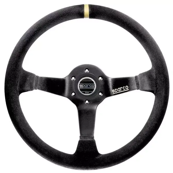 Volant Sparco R325 350mm - černý/černý - semiš Vysoce Kvalitní
