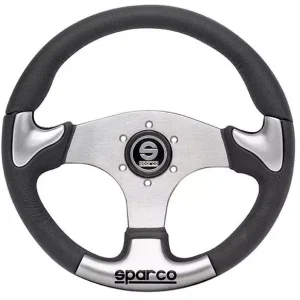 Omezená Nabídka Volant Sparco Helios P222 345mm - černý/stříbrný - PU