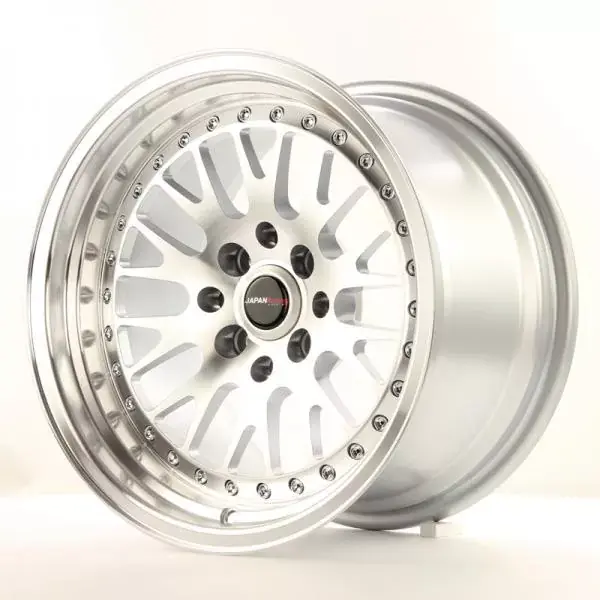 Omezená Nabídka Alu kolo Japan Racing JR10 15x9 ET20 4x100/108 Machined Silver