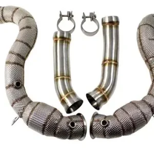 Downpipes s náhradami katalyzátorů TurboWorks Mercedes C-Klasse W205 C63 / C63S AMG 4.0 Turbo V8 (15-) Super Cena