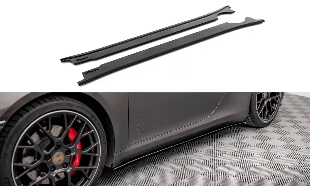 Nástavce prahů Porsche 911 Carrera 4S 992 Nová Kolekce
