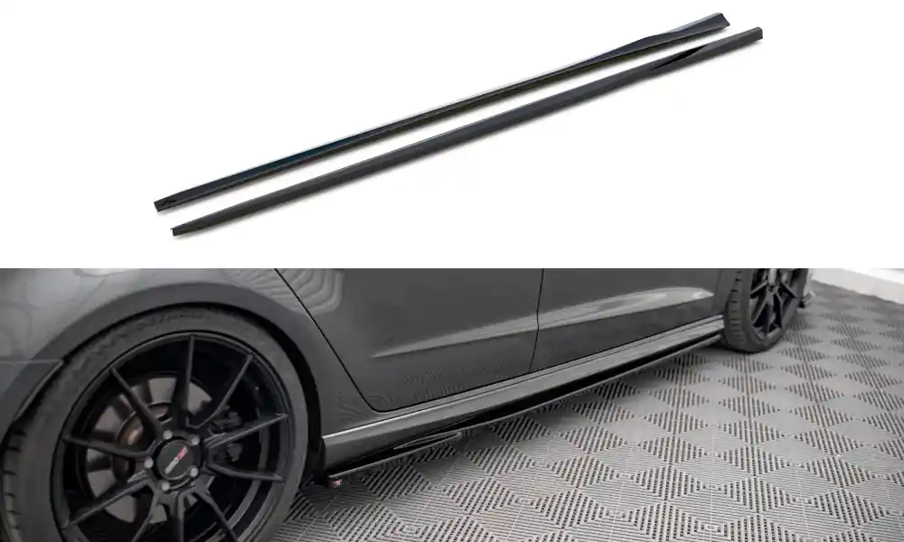 Bezpečná Platba Nástavce prahů Audi S3 / A3 S-Line Sportback 8V facelift