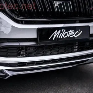 Přední spoiler - černý lesklý "klavírlak", Kodiaq RS / Sportline Finální Výprodej