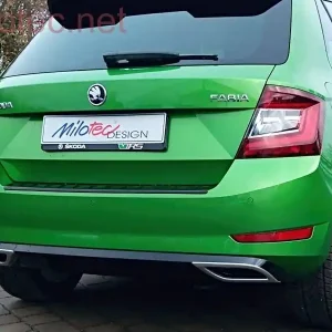 Akční Nabídka Dummy - koncovky výfuku, Fabia III. Facelift, Monte Carlo, od r.v. 09/2018