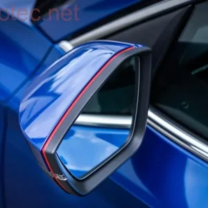 Design lišta zpětných zrcátek - červená. Škoda Fabia III. Facelift od r.v. 09/2018 –› Originální