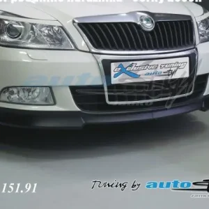 Spoiler předního nárazníku - černý desén, Škoda Octavia II facelift Super Cena