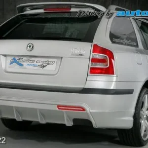 Super Cena Difuzor zadního nárazníku s bočními spoilery pro lak - combi,Škoda Octavia II