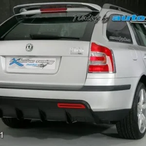 Difuzor zadního nárazníku - combi - černý desén, Škoda Octavia II Přímo Od Výrobce