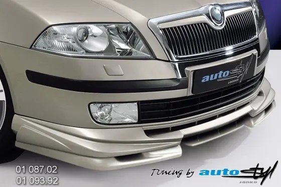 Spoiler pod přední nárazník - pro lak, Škoda Octavia II Nízká Cena