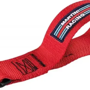 Vysoce Kvalitní Přední odtahové oko textilní Sparco - červená Martini Racing