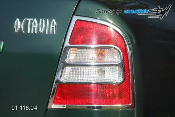 Rámeček zadních světel - chrom,(Škoda Octavia 2001) Speciální Cena