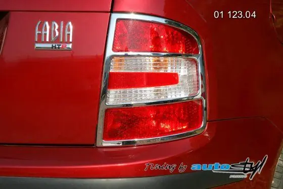 Oblíbený Rámeček zadních světel - combi, sedan - chrom r.v. od 9/2004 (Škoda Fabia)