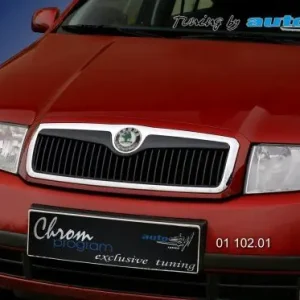 Lišta masky - černý desén (Škoda Fabia) Nová Kolekce