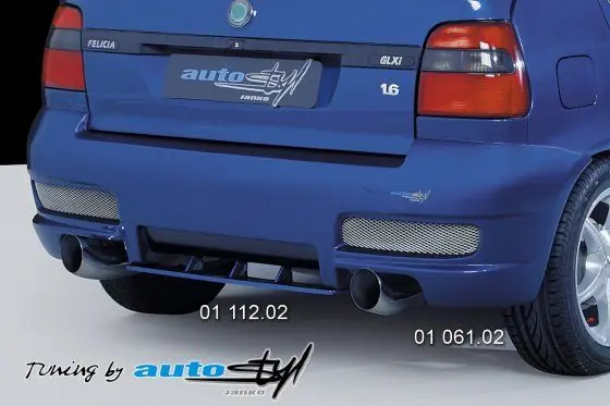Zadní nárazník - model 2003 (převlek)(Škoda Felicia Facelift od r.v. 98) Vysoce Kvalitní