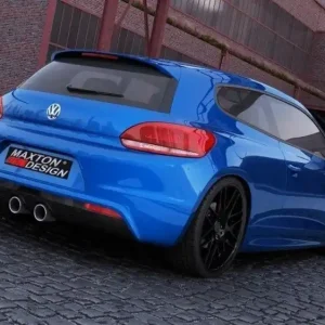 Středový spoiler pod zadní nárazník VW Scirocco III R with 2 Výfuk holes Expresní Doručení