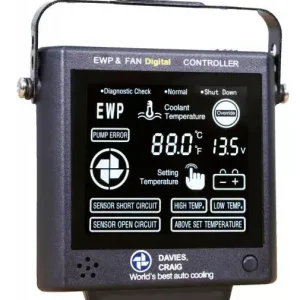 Dokud Zásoby Vydrží Digitální kontrolní panel Davies Craig EWP/FAN Controler pro elektrické vodní pumpy a ventilátory
