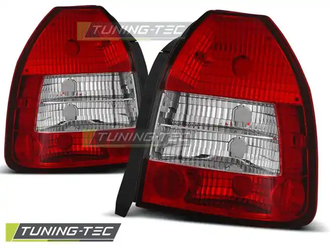 Zadní světla Honda Civic 09-95-02-01 3D červená bílá Nejlepší Volba
