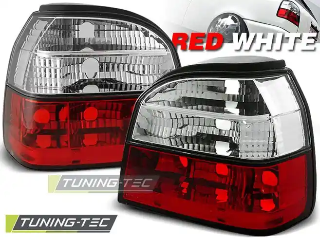 Zadní světla VW Golf 3 09-91-08-97 červená bílá Nejlepší Volba