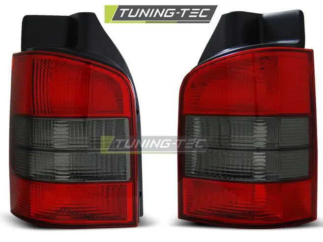 Oblíbený Zadní světla VW T5 04 / 03-09 červená kouřová