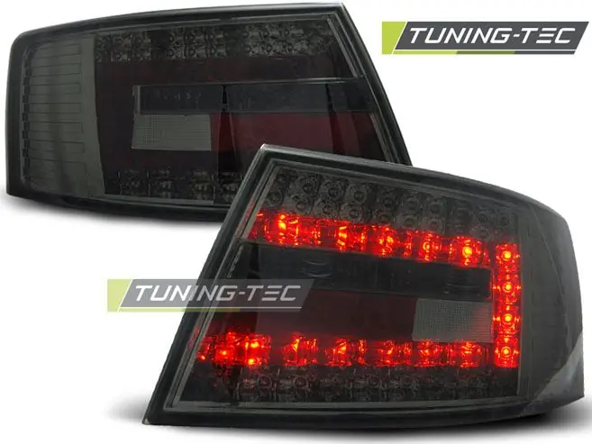 Zadní led světla Audi A6 C6 sedan 04-04-08 kouřová Časově Omezené