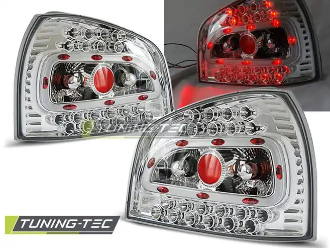 Zadní led světla Audi A3 08-96-08-00 chrom Objednat Nyní