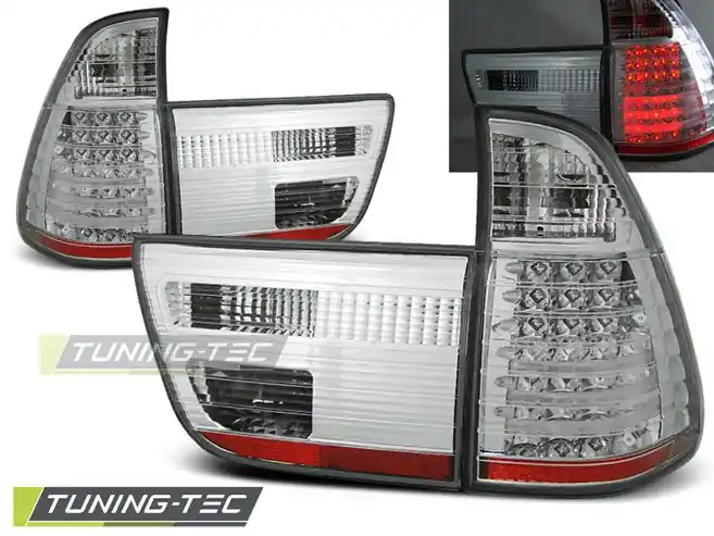 Ověřený Zadní led světla BMW X5 E53 09/99-10/03 chrom