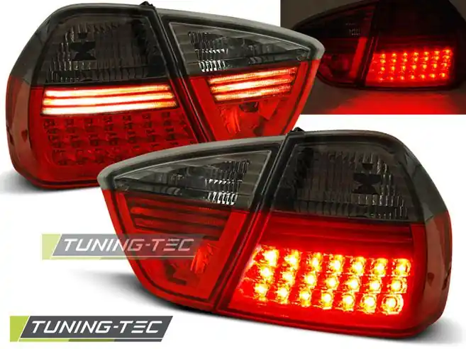 Originální Zadní led světla BMW E90 03 / 05-08 / 08 červená kouřová