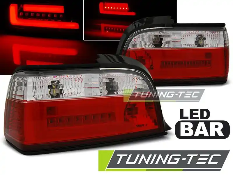 Zadní led světla BMW E36 12,90-08,99 C / C červená bílá Horká Nabídka