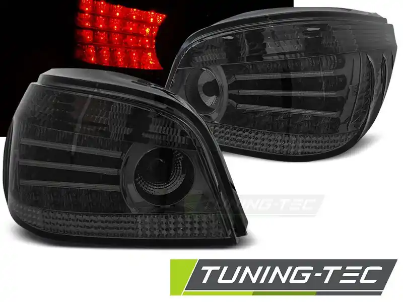 Zadní led světla BMW E60 07/03-07 kouřová Super Cena