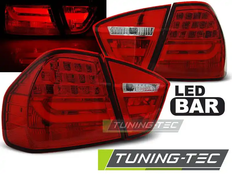 Víkendová Akce Zadní led světla BMW E90 03/05-08/08 červená