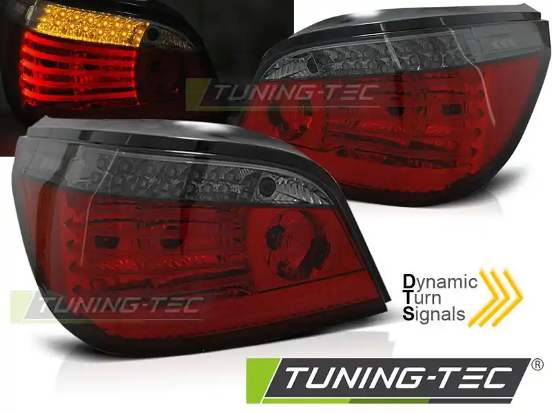 Zadní led světla BMW E60 07/03-07 červená kouřová Speciální Cena