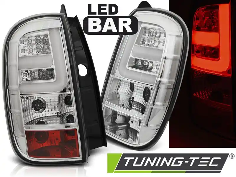 Zadní led světla Dacia Duster 04/10- led bar chrom Nejlepší Volba