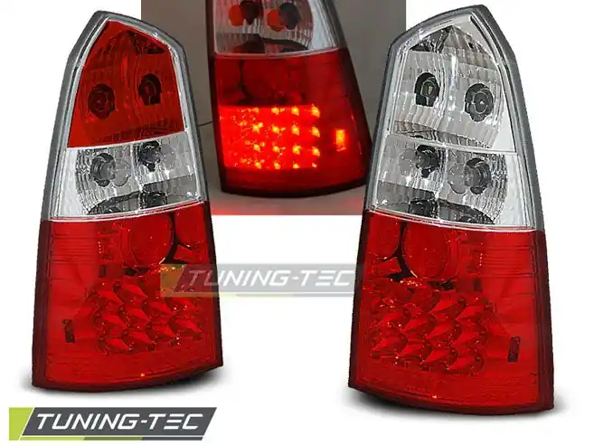 Zadní led světla Ford Focus MK1 10/98-10/04 combi červená bílá led Ihned K Objednání